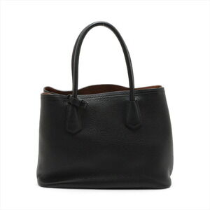 Prada Dino Leather Black Handbag Vitello